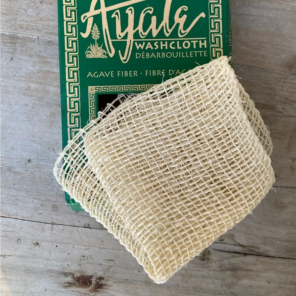 FLOWER VALLEY Washcloth AYATE Hand Woven Agave Fiber Exfoliating
